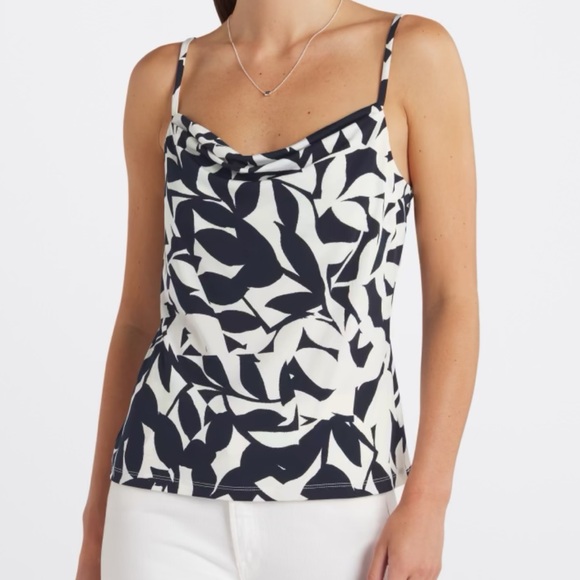 FORTUNE + IVY COWL NECK KNIT CAMI - Picture 2 of 6